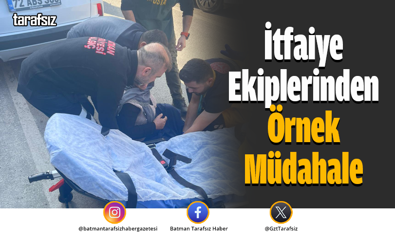 İtfaiye Ekiplerinden Örnek Müdahale