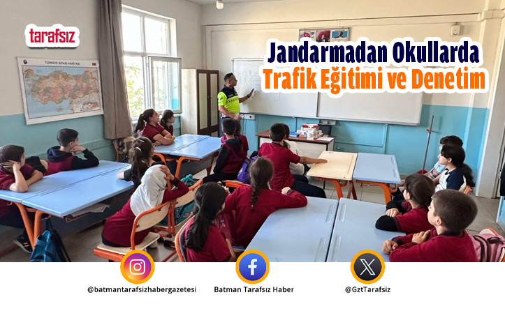 Jandarmadan Okullarda Trafik Eğitimi ve Denetim