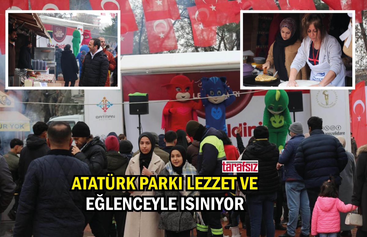 Atatürk Parkı Lezzet ve Eğlenceyle Isınıyor