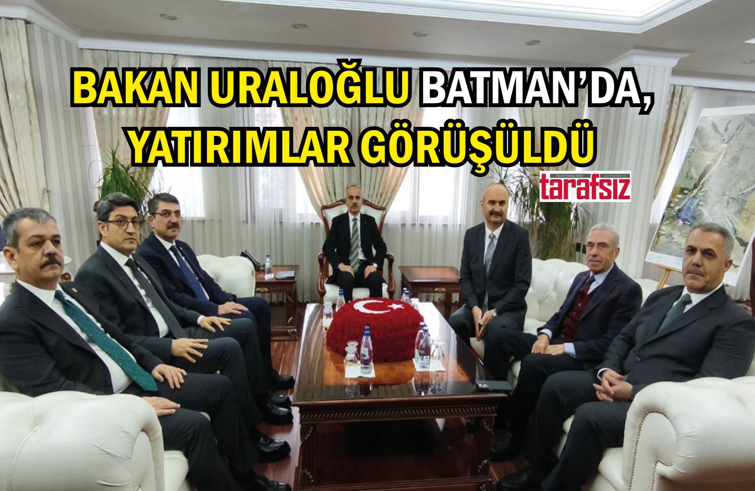 Bakan Uraloğlu Batman’da, Yatırımlar Görüşüldü
