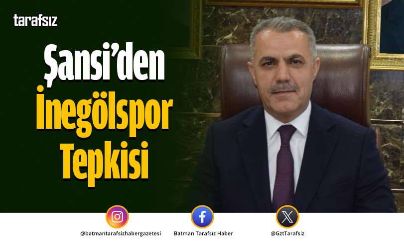 Şansi’den İnegölspor Tepkisi