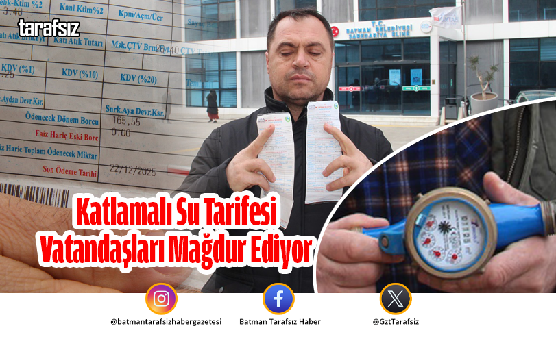 Katlamalı Su Tarifesi Vatandaşları Mağdur Ediyor