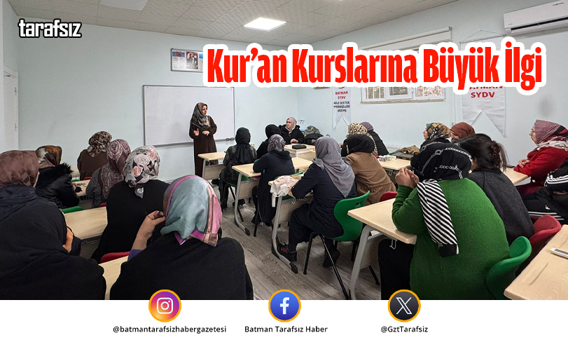 Kur’an Kurslarına Büyük İlgi