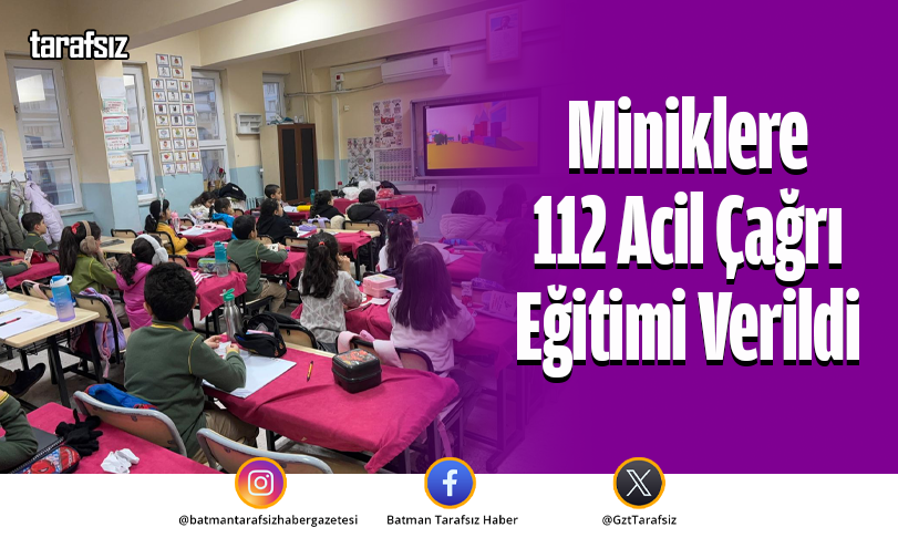Miniklere 112 Acil Çağrı Eğitimi Verildi