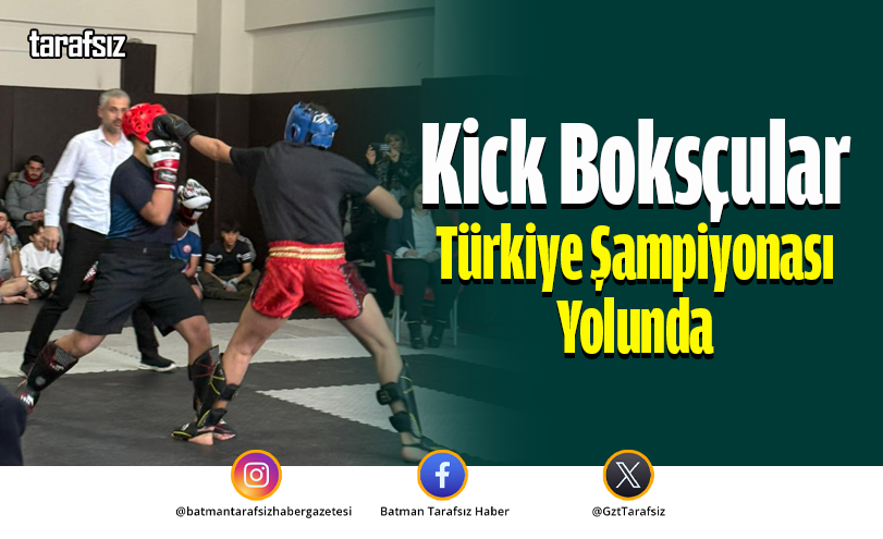 Kick Boksçular Türkiye Şampiyonası Yolunda