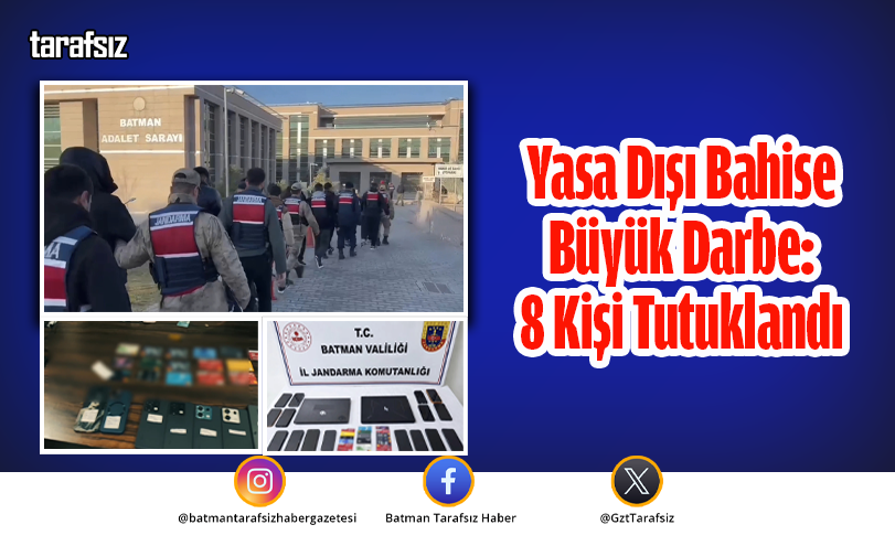 Yasa Dışı Bahise Büyük Darbe: 8 Kişi Tutuklandı