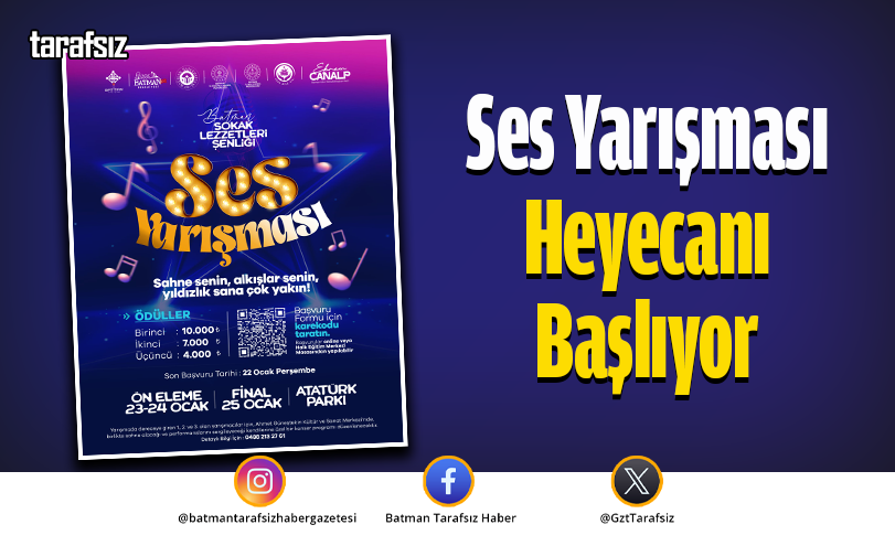 Ses Yarışması Heyecanı Başlıyor