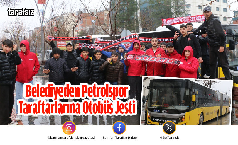 Belediyeden Petrolspor Taraftarlarına Otobüs Jesti