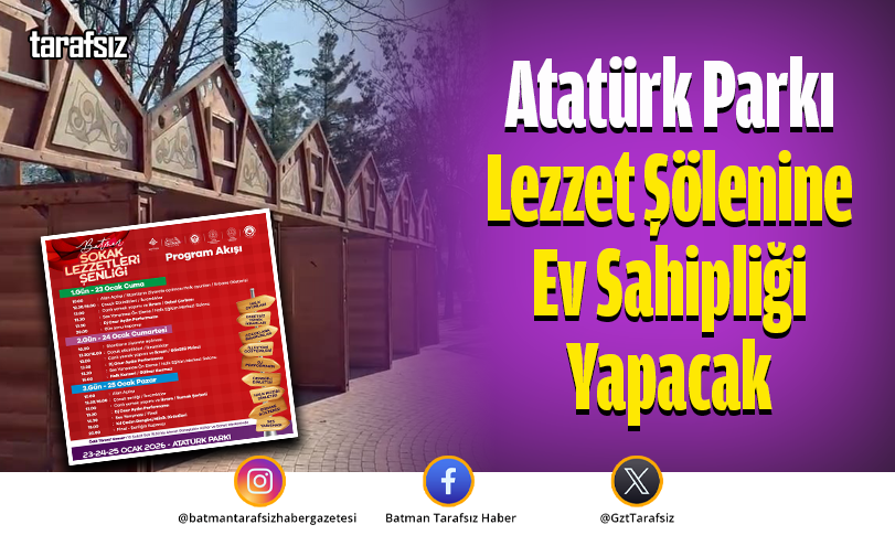 Atatürk Parkı Lezzet Şölenine Ev Sahipliği Yapacak
