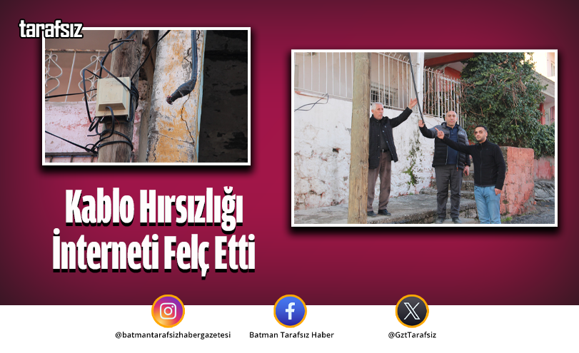 Kablo Hırsızlığı İnterneti Felç Etti