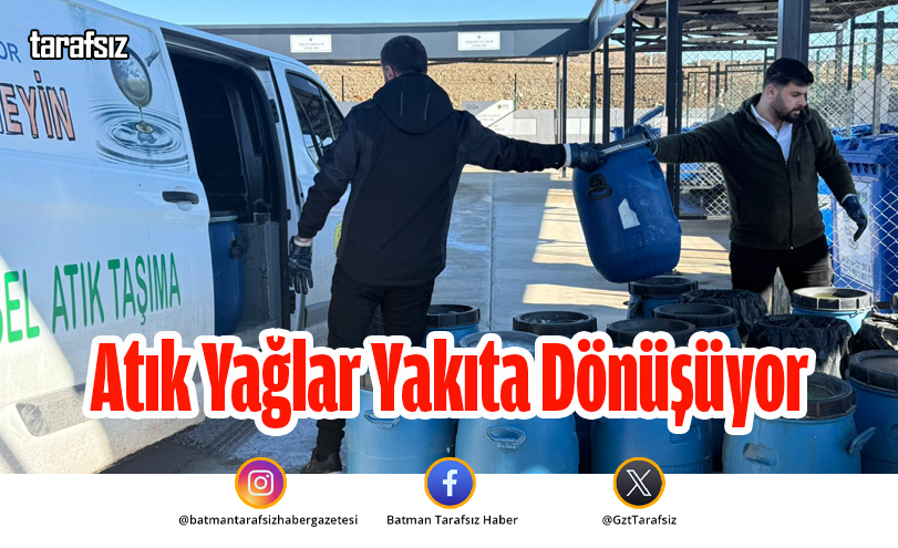 Atık Yağlar Yakıta Dönüşüyor
