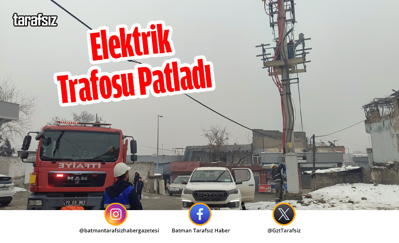 Elektrik Trafosu Patladı