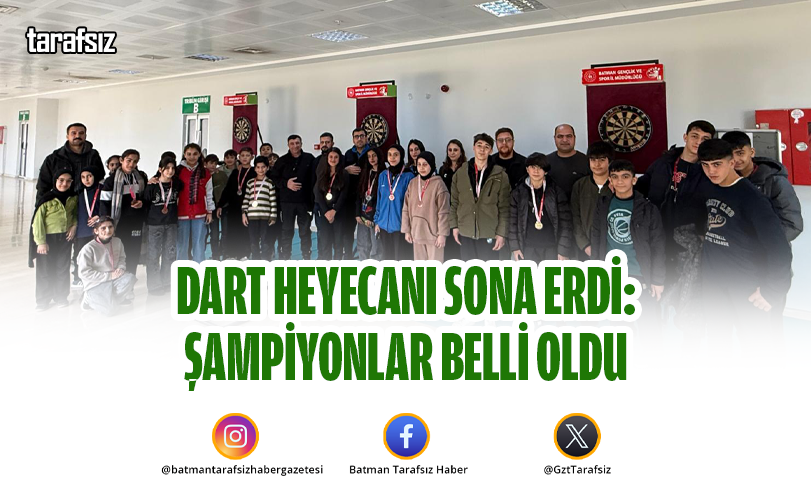 Dart Heyecanı Sona Erdi: Şampiyonlar Belli Oldu