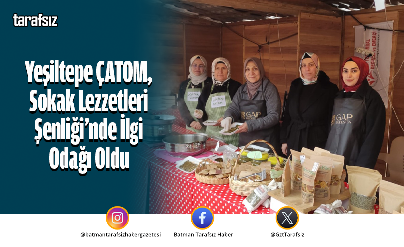 Yeşiltepe ÇATOM, Sokak Lezzetleri Şenliği’nde İlgi Odağı Oldu