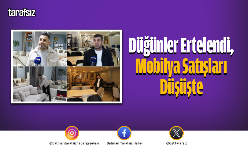 Düğünler Ertelendi, Mobilya Satışları Düşüşte