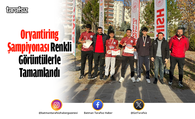 Oryantiring Şampiyonası Renkli Görüntülerle Tamamlandı