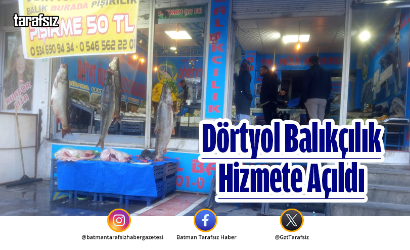 Dörtyol Balıkçılık Hizmete Açıldı