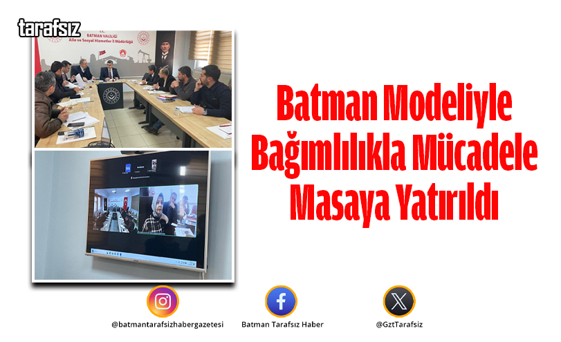 Batman Modeliyle Bağımlılıkla Mücadele Masaya Yatırıldı