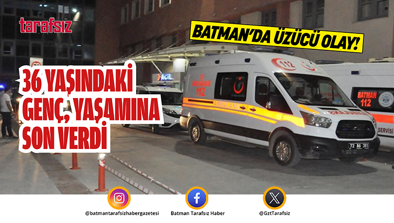 36 Yaşındaki Genç, Yaşamına Son Verdi