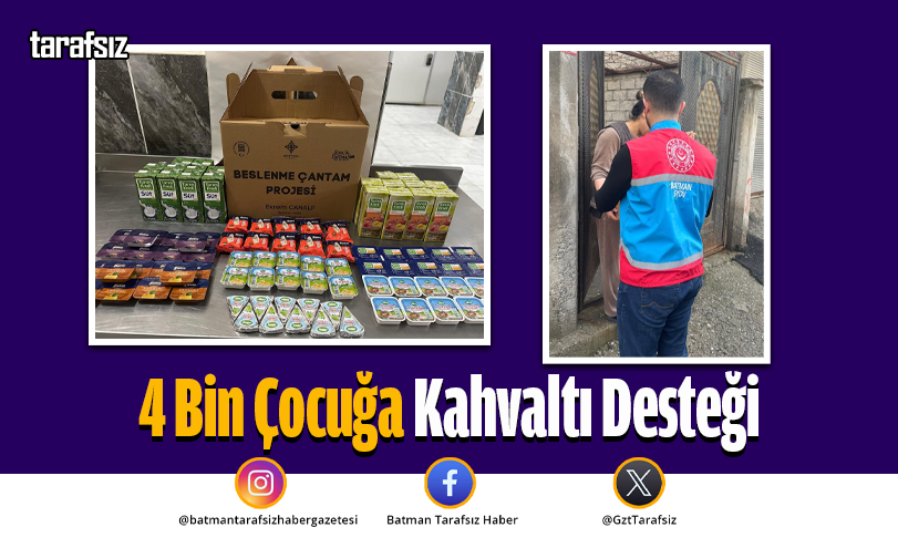 4 Bin Çocuğa Kahvaltı Desteği