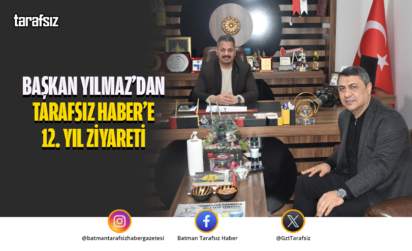 Başkan Yılmaz’dan Tarafsız Haber’e 12. Yıl Ziyareti