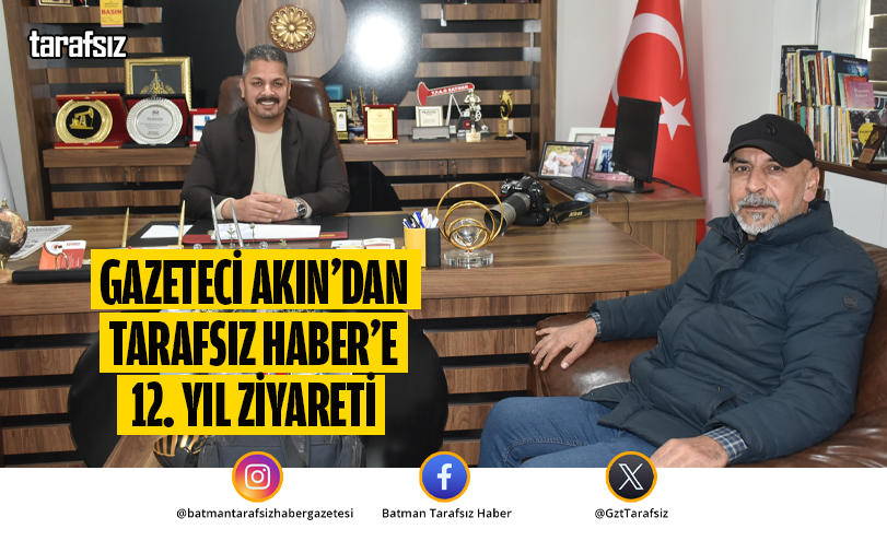 Gazeteci Akın’dan Tarafsız Haber’e 12. Yıl Ziyareti