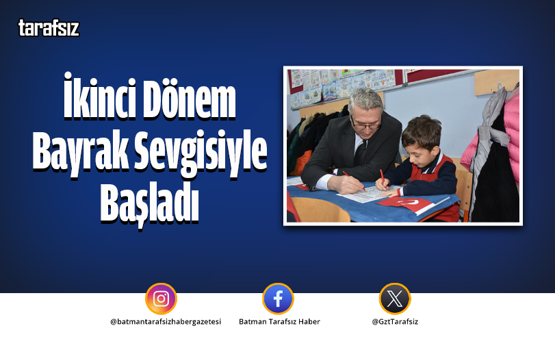İkinci Dönem Bayrak Sevgisiyle Başladı