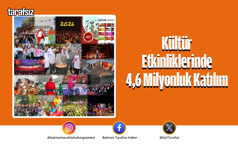 Kültür Etkinliklerinde 4,6 Milyonluk Katılım