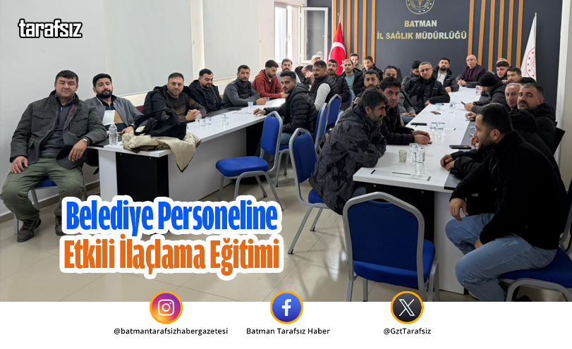 Belediye Personeline Etkili İlaçlama Eğitimi