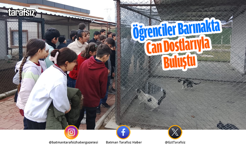 Öğrenciler Barınakta Can Dostlarıyla Buluştu