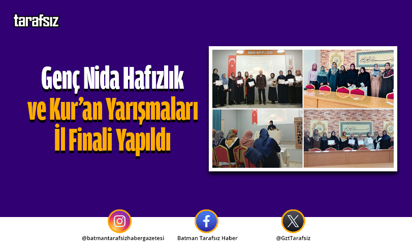Genç Nida Hafızlık ve Kur’an Yarışmaları İl Finali Yapıldı