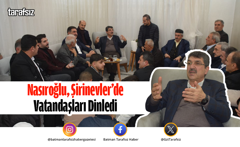 Nasıroğlu, Şirinevler’de Vatandaşları Dinledi