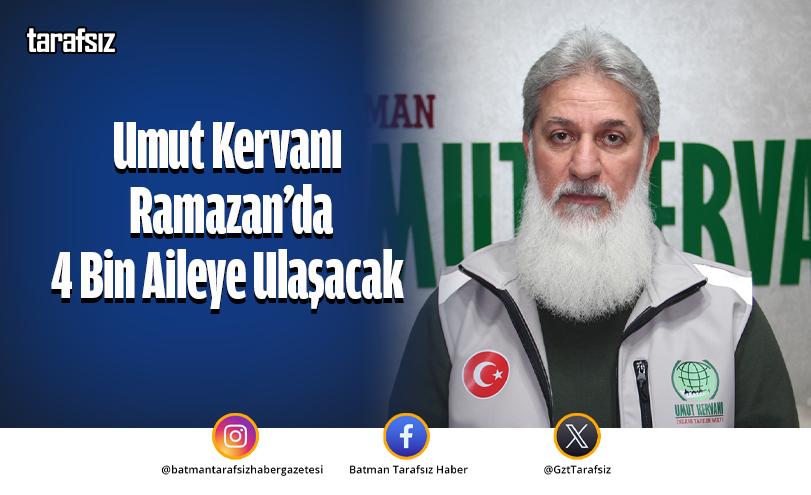 Umut Kervanı Ramazan’da 4 Bin Aileye Ulaşacak