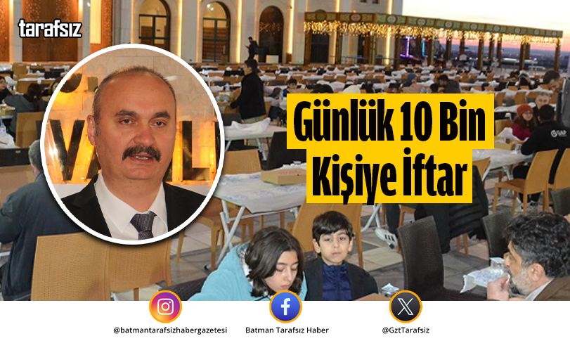 Günlük 10 Bin Kişiye İftar