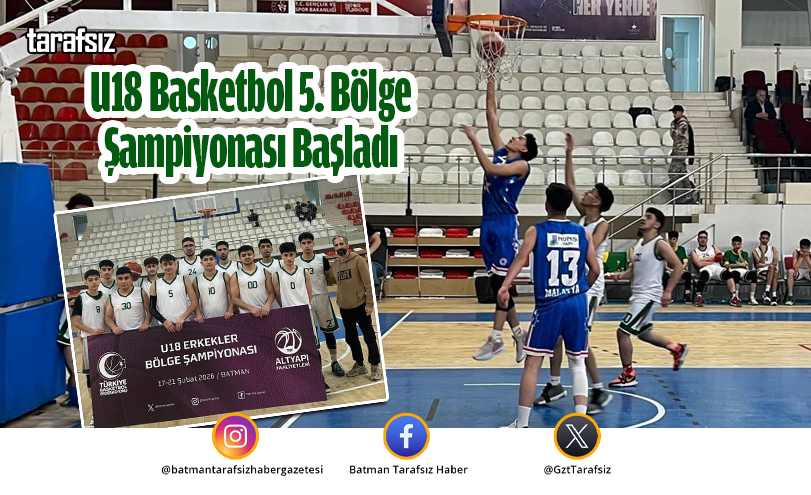 U18 Basketbol 5. Bölge Şampiyonası Başladı