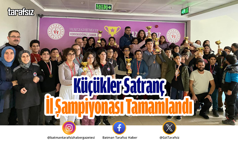 Küçükler Satranç İl Şampiyonası Tamamlandı
