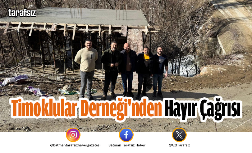 Timoklular Derneği’nden Hayır Çağrısı
