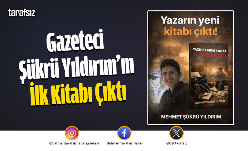 Gazeteci Şükrü Yıldırım’ın İlk Kitabı Çıktı