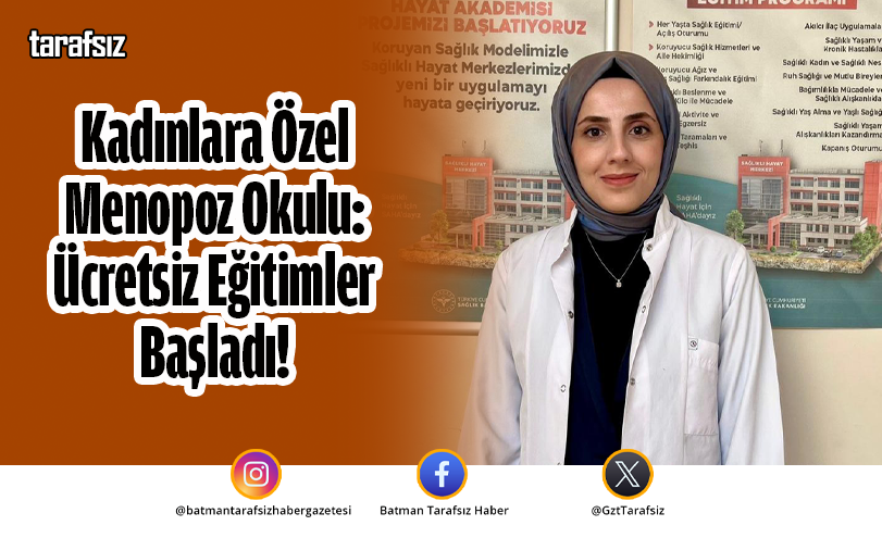 Kadınlara Özel Menopoz Okulu: Ücretsiz Eğitimler Başladı!