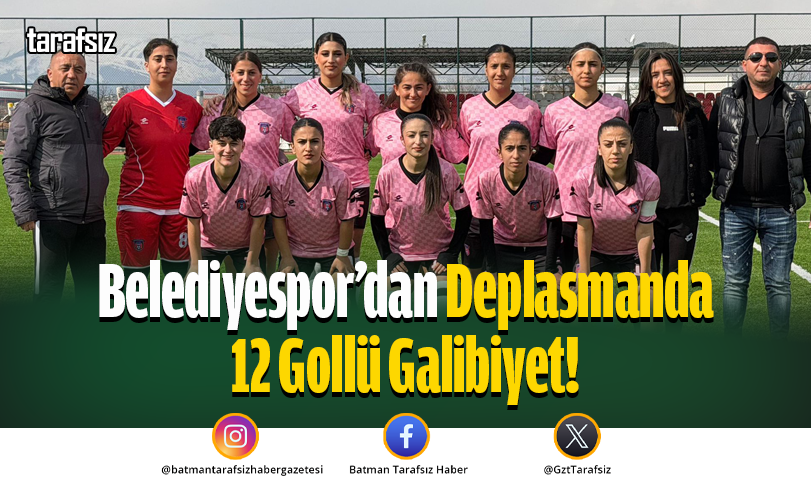 Belediyespor’dan Deplasmanda 12 Gollü Galibiyet!
