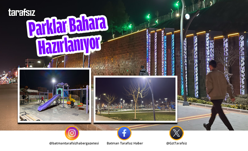Parklar Bahara Hazırlanıyor