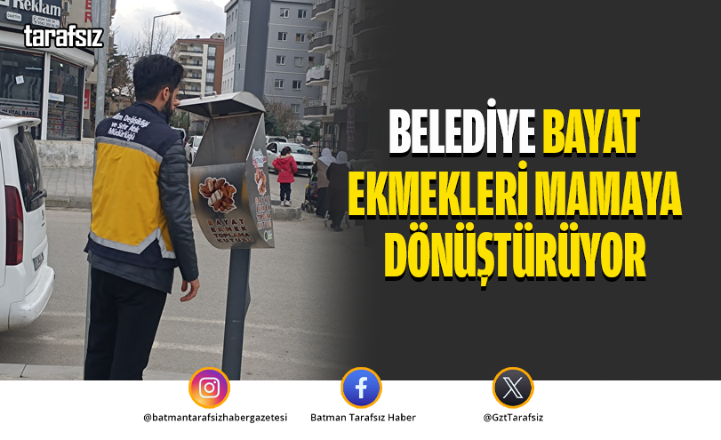 Belediye Bayat Ekmekleri Mamaya Dönüştürüyor