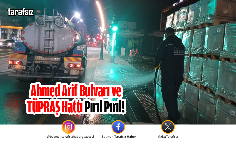 Ahmed Arif Bulvarı ve TÜPRAŞ Hattı Pırıl Pırıl!