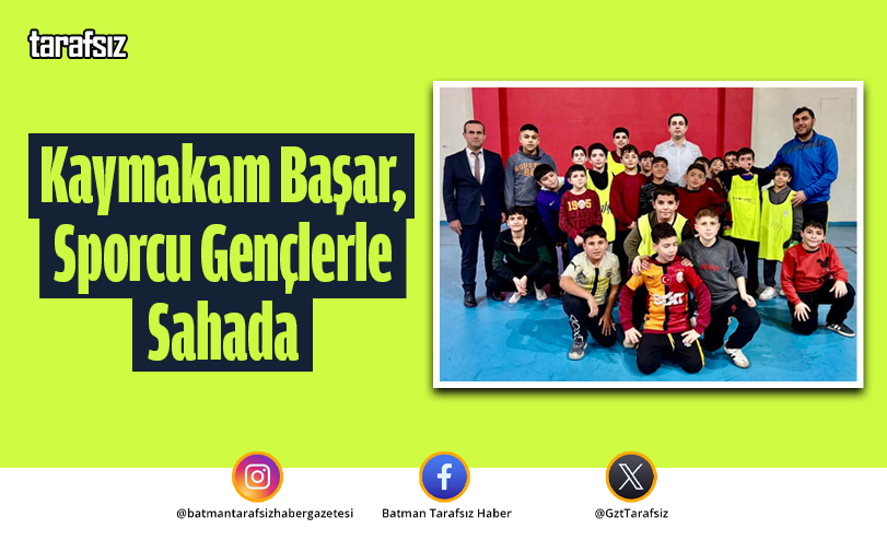 Kaymakam Başar, Sporcu Gençlerle Sahada