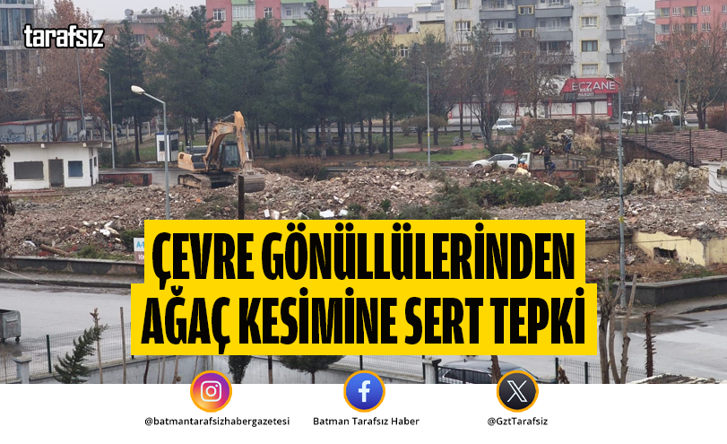 Çevre Gönüllülerinden Ağaç Kesimine Sert Tepki