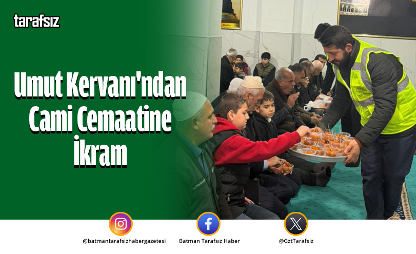 Umut Kervanı’ndan Cami Cemaatine İkram