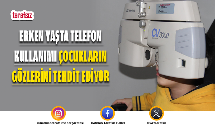 Erken Yaşta Telefon Kullanımı Çocukların Gözlerini Tehdit Ediyor