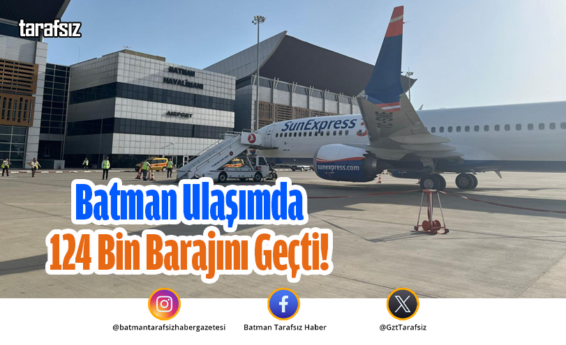 Batman Ulaşımda 124 Bin Barajını Geçti!