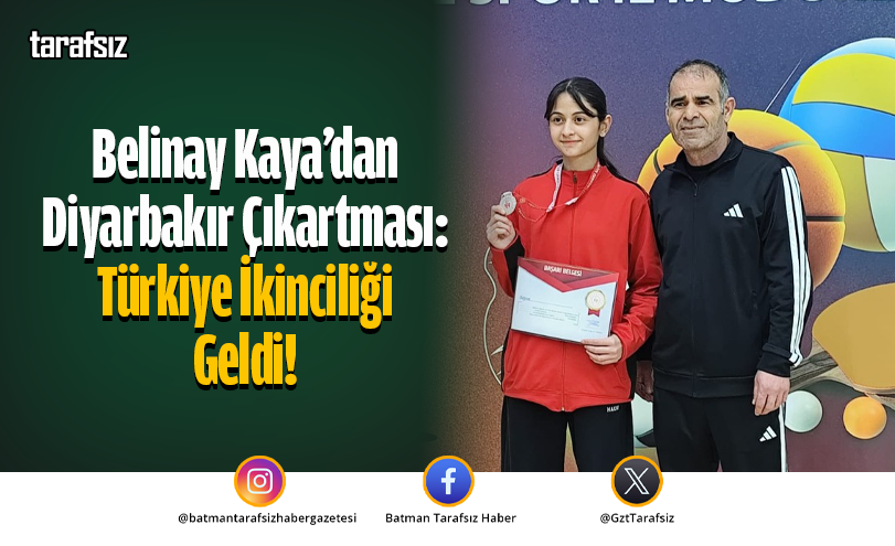 Belinay Kaya’dan Diyarbakır Çıkartması: Türkiye İkinciliği Geldi!