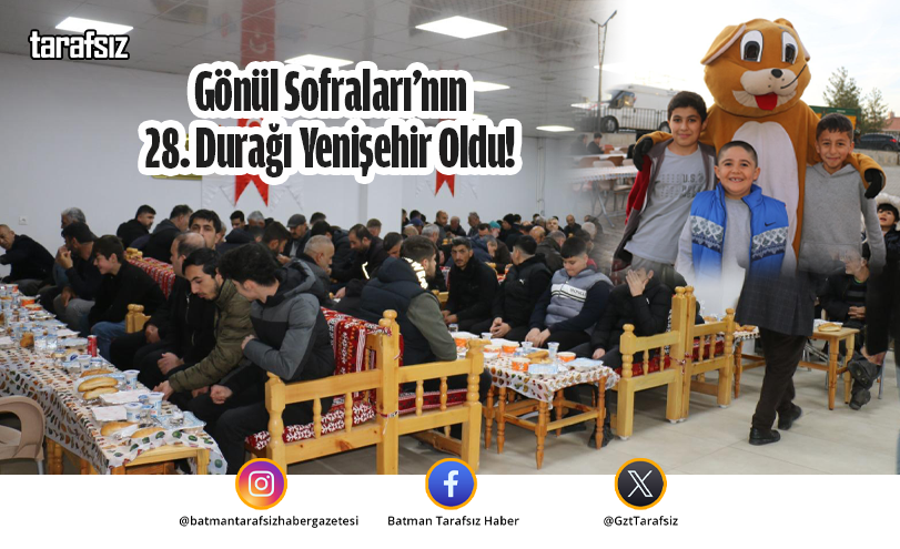 Gönül Sofraları’nın 28. Durağı Yenişehir Oldu!